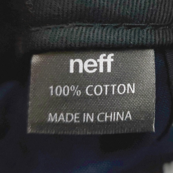 NEFF the Company Snapback Hat Surfer Skateboard Cap N Logo Navy Red Adjustable - Picture 7 of 8